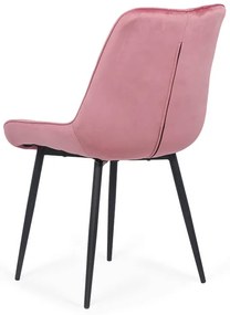 RESIGILAT - Scaune living din catifea BUC 206 roz