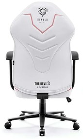 Scaun de gaming din material Diablo X-Gamer: Marshmallow Pink,Roz Diablochairs