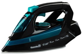 Fier de calcat Hausberg HB-7899, 2000-2300W, Talpa ceramica, Jet de abur, Functie spray