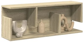 vidaXL Dulap de perete, stejar sonoma, 80x20x30 cm, lemn prelucrat