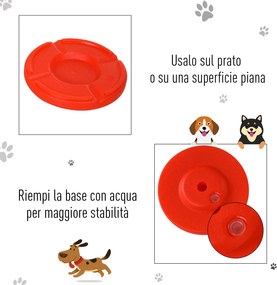 PawHut Set de Antrenament Agilitate pentru Câini cu Obstacole și Inel, Echipament Complet pentru Dresaj, Portocaliu/Alb | Aosom Romania