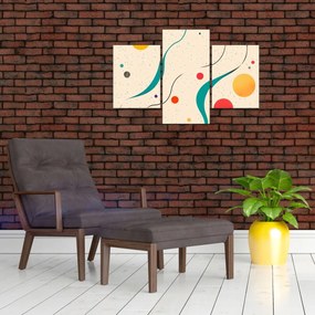 Tablou - Ilustrație colorată minimalistă (90x60 cm)