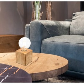 Veioza/Lampa de masa minimalista lemn LEONIE