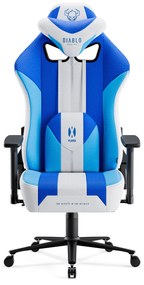 Scaun gaming Diablo X-Player 2.0 din material Normal Size Frost White / alb