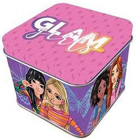Glam Girls Butterfly cutie metalică mini 7,5 cm
