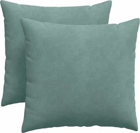 vidaXL Perne pentru canapea 2 pcs Verde Mării 45 x 45 cm