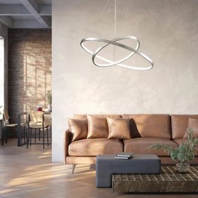 Lustră LED pe cablu LEA LED/35W/230V 4000K d. 60 cm crom