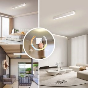 Plafonieră LED dimabilă Immax NEO 07258L LUNGO LED/29W/230V Wi-Fi Tuya alb + telecomandă