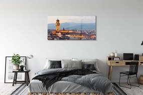Tablouri acrilice Italia Castelul apus de soare panoramă
