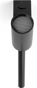 Aplica LED ambientala cu reader directionabil DANTE negru 5W/3W 2700K