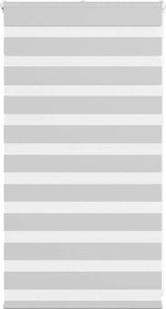 vidaXL Jaluzea tip zebra gri deschis lățime țesătură 85,9 cm poliester