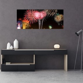 Tablou cu artificii (120x50 cm), în 40 de alte dimensiuni noi