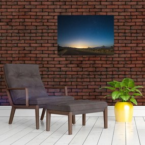 Tablou - Cer de noapte deasupra drumului (70x50 cm)