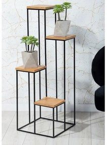 Suport pentru flori KASKADA 70x34 negru/maro