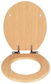 Capac WC din lemn Wenko Beech Nature, 43 x 37 cm