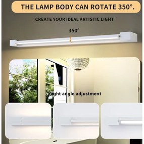 Brilagi - Iluminare LED pentru oglindă de baie AQUA LINE LED/24W/230V 90 cm IP44 alb