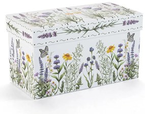 Set de căni din porţelan LAVANDĂ ŞI FLUTURI în cutie cadou 350 ml 2 buc