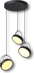 Osram - Lampă suspendată pe cablu LED DECOR PUCK 3xLED/12W/230V CRI 90 negru