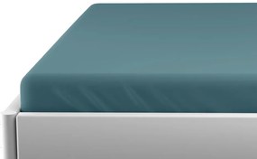 Cearceaf jersey pentru patut copii verde inchis 70 x 140 cm