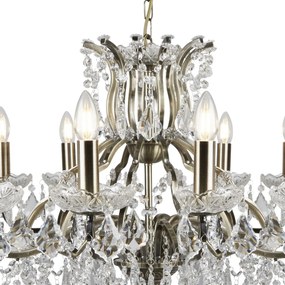 Candelabru stil clasic cu 12 brate Paris alama antic 87312-12AB SRT