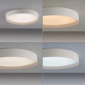 Schöner Wohnen 14595-39 - Plafonieră LED dimabilă TAVOLI LED/34W/230V gri+telecomandă