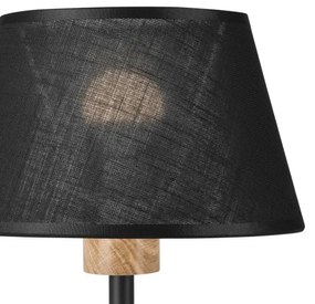 Lampă de masă Brilagi ANTHONY 1xE14/40W/230V stejar/negru