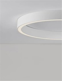 Lustra/Plafoniera LED design slim circular STING White 80cm