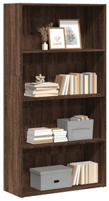 857946 vidaXL Bibliotecă, stejar maro, 80x30x152 cm, lemn prelucrat