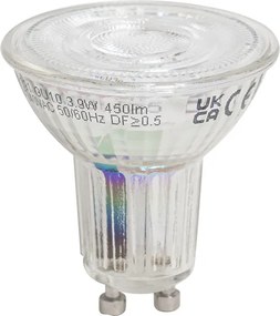 Set de 5 becuri LED GU10 50 reglabile 3,9W 450 lm 3000K Longlife