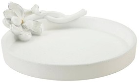 Tavă decorativă din polirășină ø 21 cm Magnolia – Mauro Ferretti