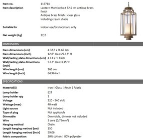 Lustra suspendata design contemporan Monticello M alama antic
