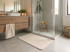 Covoras de baie TRIVORA 60x100 cm crem