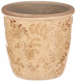 Vase ceramică pentru flori Flores retro, 14 x 13cm, 14 cm