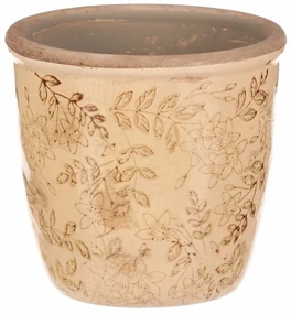 Vase ceramică pentru flori Flores retro, 14 x 13cm, 14 cm