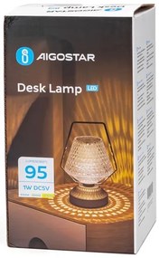 Lampă LED reîncărcabilă dimabilă Aigostar LED/1W/5V 2700/4000/6500K 1800mAh 20 cm
