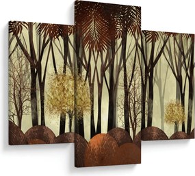 Tablou - Pădure decorativă (90x60 cm)