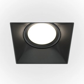 Spot incastrabil design tehnic Dot negru 11,2x11,2cm