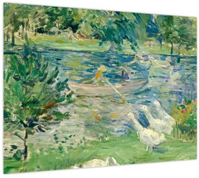 Tablou - Berthe Morisot, Girl in a Boat with Geese, reproducere (70x50 cm)