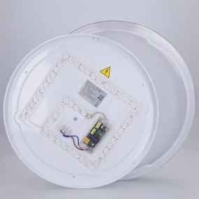 Brilagi-LED Corp de iluminat cu reglare a intensității FANCIA LED/48W/230V 3000-6500K Ø 39 cm argintiu + telecomandă