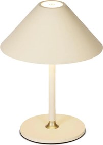Halo Design 800773 - Lampă de masă LED HYGGE, reîncărcabilă, cu intensitate reglabilă, 3W, 4000 mAh, IP54, crem