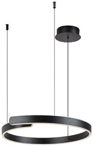 Lustra LED suspendata stil circular Silnora 57cm