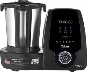 Robot de bucatarie Zilan ZLN9334 ONYX multifunctional Thermorobot, 1700W, Capacitate 3.3L, 30 de functii, Afisaj digital LED, aplicatie mobil