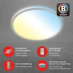 Briloner 3065-014 - Plafonieră LED reglabilă IVY 42W/230V Wi-Fi Tuya Ø49 cm+telecomandă