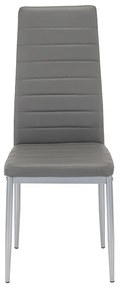 Scaun de masă Tino NOVA în gri-gri