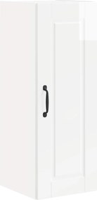 vidaXL Dulap de bucătărie Alb lucios 30 x 31 x 80 cm Lemn compozit