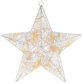 Decorațiune de Crăciun - stea - 35 cm, 30 LED