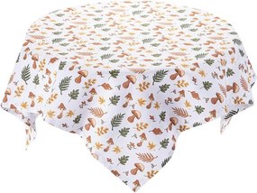 decoDoma Fată de masă centrală cu imprimeu CIUPERCI 85 x 85 cm