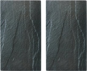 Plăci de protecție din sticlă ANTRACIT TABLA pentru aragaz – 2 bucăți, ZELLER, model 11