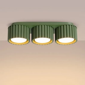 Sollux SL.2631 - Corp de iluminat tip spot AURA 3xGX53/10W/230V verde