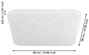Plafonieră LED RENDE LED/19,5W/230V Eglo 900613